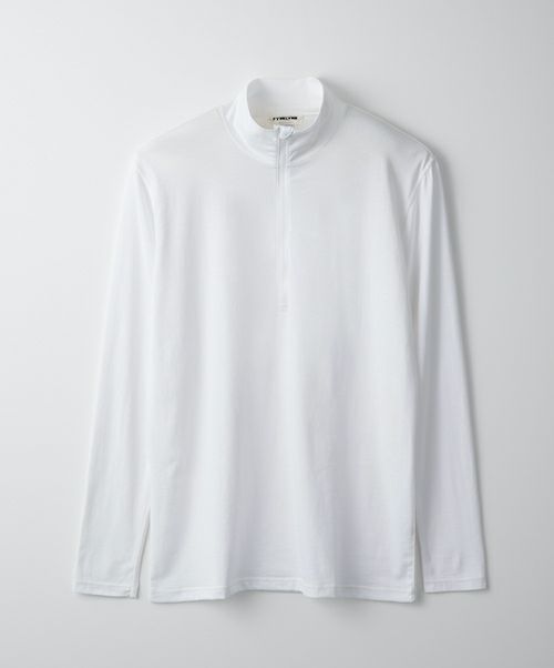 ＜FYNELYNE engineered by LIFiLL＞COTTONY LONG SLEEVE HALF ZIP