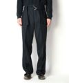 ＜CINOH＞RY/PE TWILL DOUBLE BELT PANTS