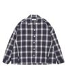 ＜FACETASM＞ZIPPED CHECK SHIRT