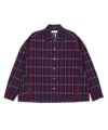 ＜FACETASM＞ZIPPED CHECK SHIRT