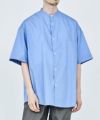 ＜Graphpaper＞Broad S/S Oversized Band Collar Shirt(GM231-50083B)
