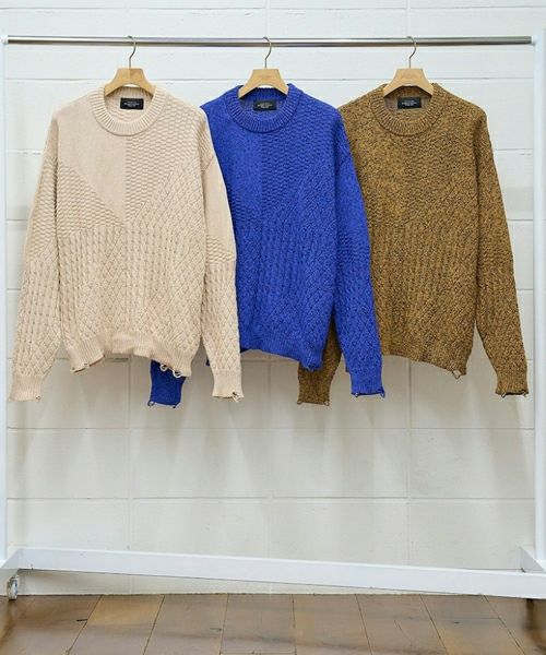 UNUSED＞DAMAGED KNIT | MAKES ONLINE STORE