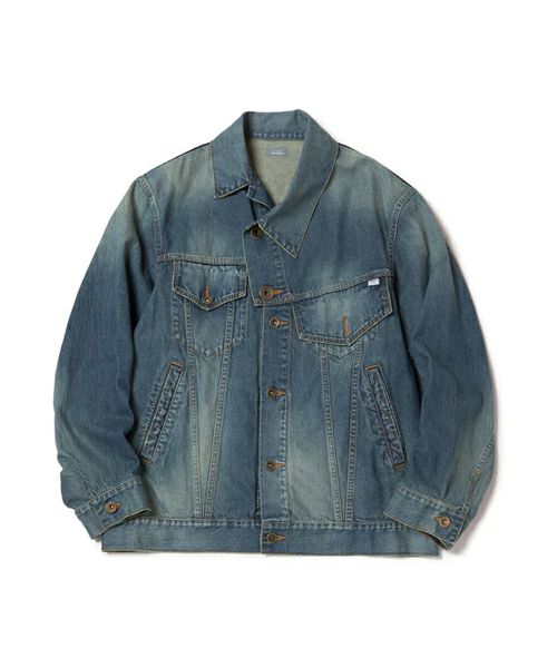 ＜kolor BEACON＞Denim 前変形ブルゾン(23SBM-G03137)