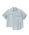 ＜kolor BEACON＞変形デニム Shirt(23SBM-B03137)