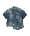 ＜kolor BEACON＞変形デニム Shirt(23SBM-B03137)