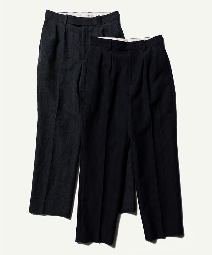 A.PRESSE＞Wide Tapered Trousers | MAKES ONLINE STORE