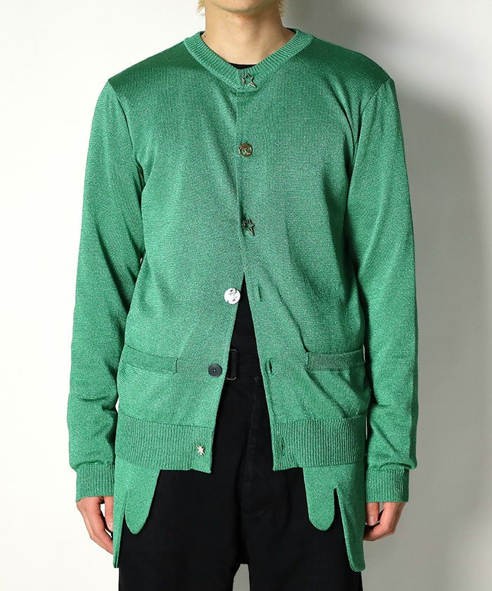 BED J.W. FORD＞Crew-Neck Cardigan | MAKES ONLINE STORE