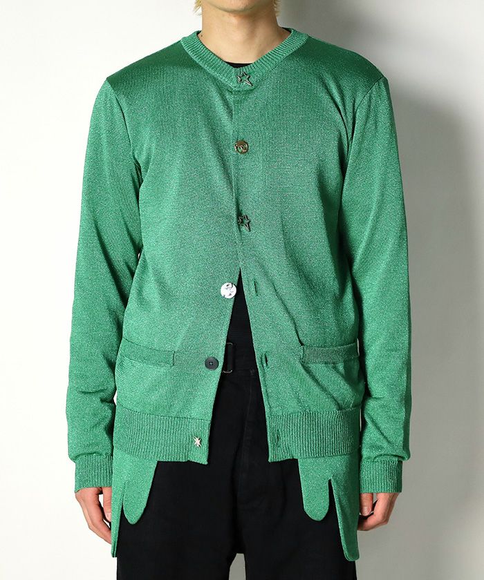 ＜BED J.W. FORD＞Crew-Neck Cardigan