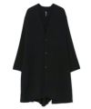 ＜Ground Y＞Cellulose Twill Left Back Flared Cardigan