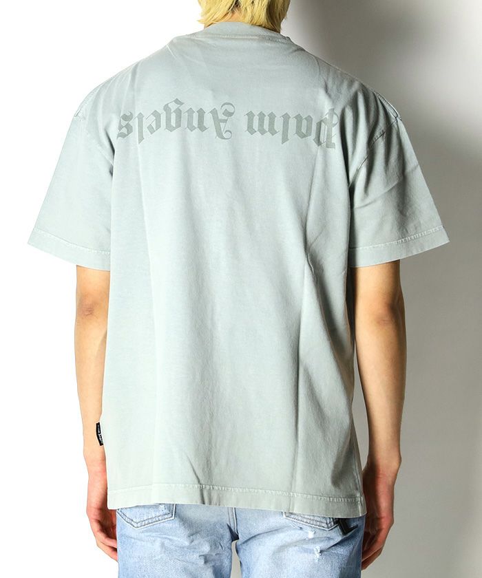 ＜PALM ANGELS＞GD REVERSE LOGO TEE (PMAS23-038)