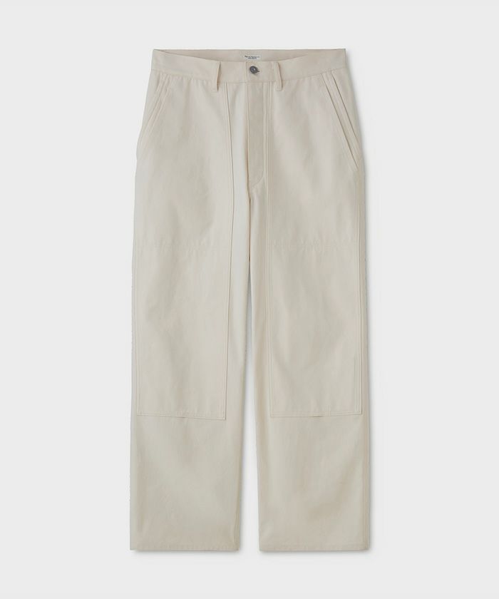 PHIGVEL＞Canvas Cloth Double Knee Trousers | MAKES ONLINE STORE