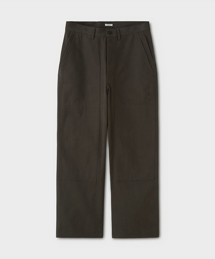 PHIGVEL＞Canvas Cloth Double Knee Trousers | MAKES ONLINE STORE