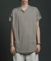 ＜The Viridi-anne＞Double layerd short-sleeve t