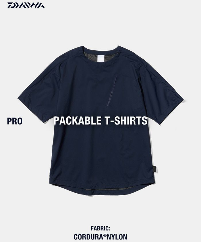 ＜DAIWA LIFESTYLE＞CORDURA PACKABLE T-SHIRT