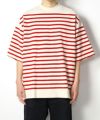 ＜blurhmsROOTSTOCK＞Border Harf-sleeve Tee
