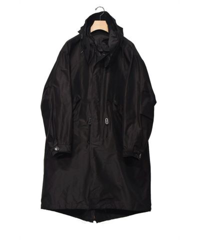 【 COMOLI 】20AW コットンシルクフーデッドコート size 1 COMOLI コットンシルク フーデッドコート | 大阪心斎橋のメンズ