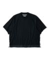 ＜White Mountaineering＞OVERSIZED T-SHIRT WITH SHIRRING