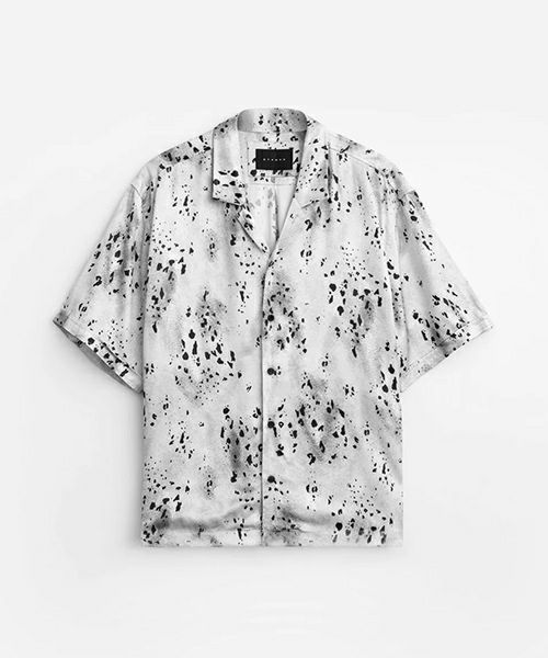 ＜STAMPD＞Leopard Camp Collar Buttondown