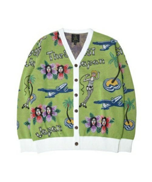 THE STYLIST JAPAN＞ALOHA JACQUARD CARDIGAN(TSJK-31002) | MAKES