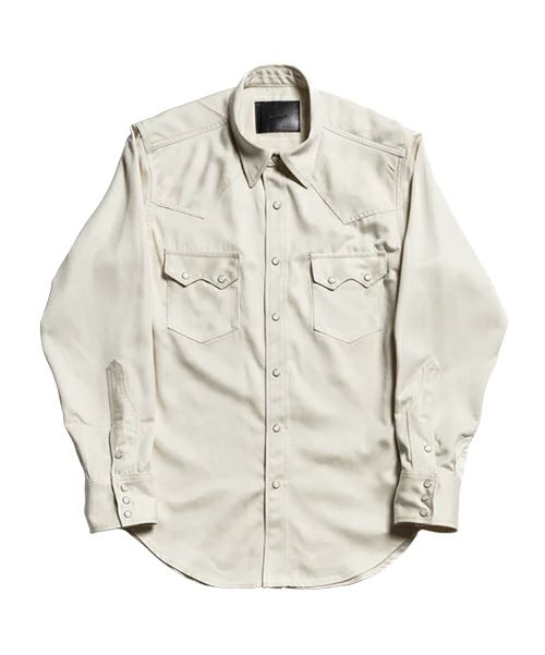 ＜The Letters＞WESTERN SHIRT -RAYON GABARDINE-