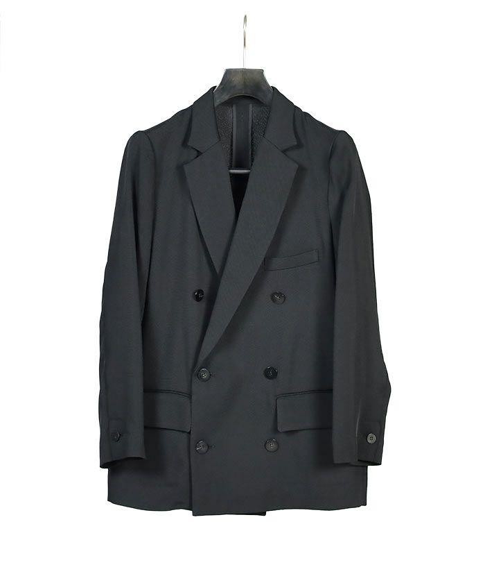 ＜OVERCOAT＞Tricotine Double Breasted Jacket