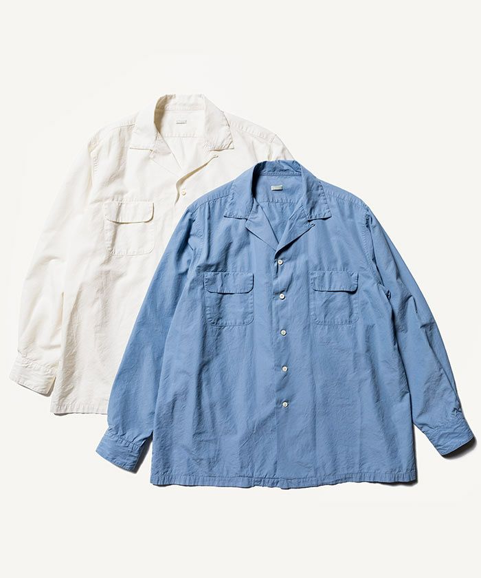 A.PRESSE＞Open Collar Shirt | MAKES ONLINE STORE