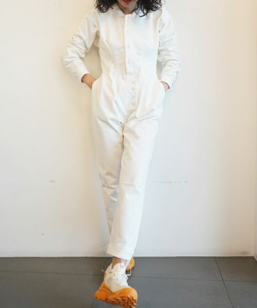 ＜FUMIKA＿UCHIDA＞Span thread Fleece SWEAT JUMP SUIT