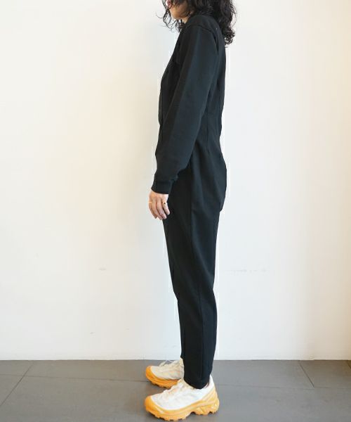 FUMIKA＿UCHIDA＞Span thread Fleece SWEAT JUMP SUIT | MAKES ONLINE 