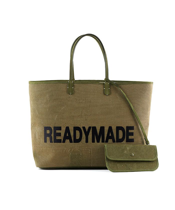 ＜READYMADE＞DOROTHY BAG (M) KHAKI