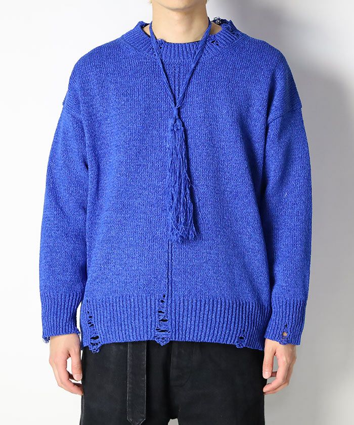 ＜RequaL≡＞Crashed Paper Knit