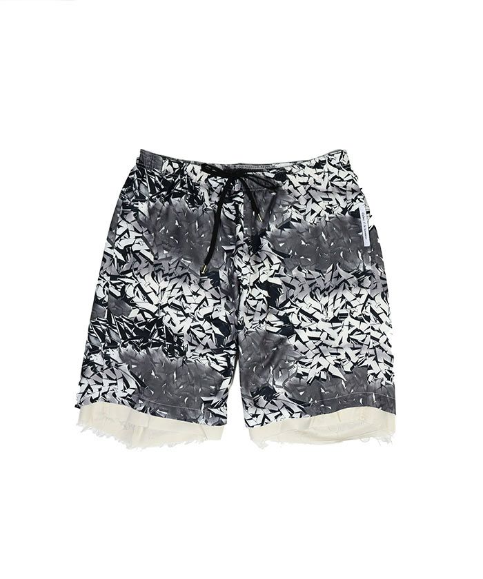 ＜Children of the discordance＞PERSONAL DATA PRINTED SHORT PANTS H
