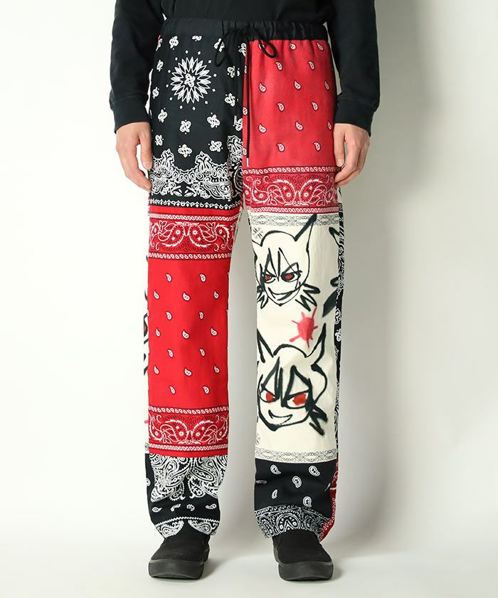 ＜Children of the discordance＞×YAGI BANDANA PATCHWORK PANTS