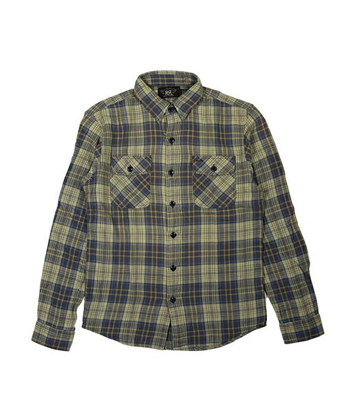 ＜RRL＞Plaid Twill Work Shirt(WOV16820234)