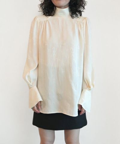 Mame Kurogouchi＞Crane Pattern Jacquard Shirt | MAKES ONLINE STORE