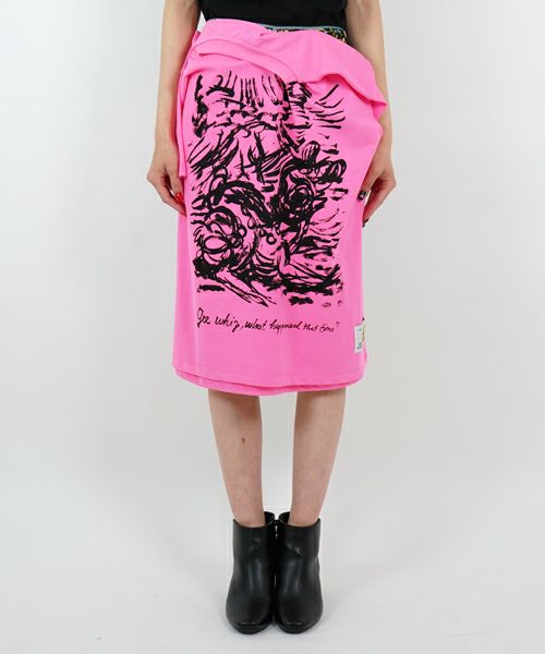 BB X MR INSIDE OUT SLIP SKIRT + T SHIRT