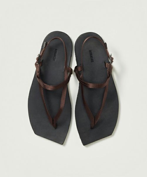 AURALEE＞BELTED LEATHER SANDALS MADE BY FOOT THE COACHER | MAKES