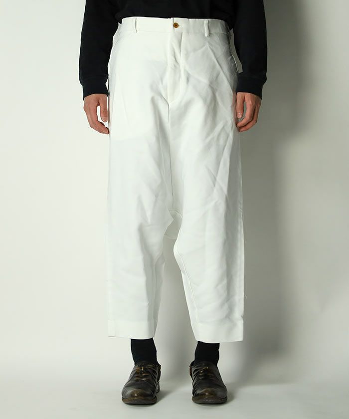 ＜COMME des GARCONS HOMME PLUS＞white ポリエステル パンツ