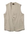＜MR.OLIVE＞FRENCH LINEN CLOTH/RELAX VEST