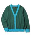 ＜MR.OLIVE＞12GAUGE POLYESTER KNIT/STANDARD CARDIGAN