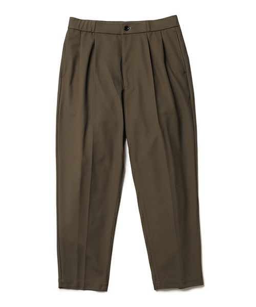 ＜MR.OLIVE＞STRETCH WASHABLE NYLON/ONE TACK SHORTS