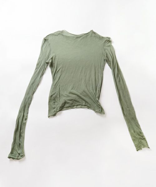 GABRIELA COLL GARMENTS＞SHEER JERSEY TOP | MAKES ONLINE STORE