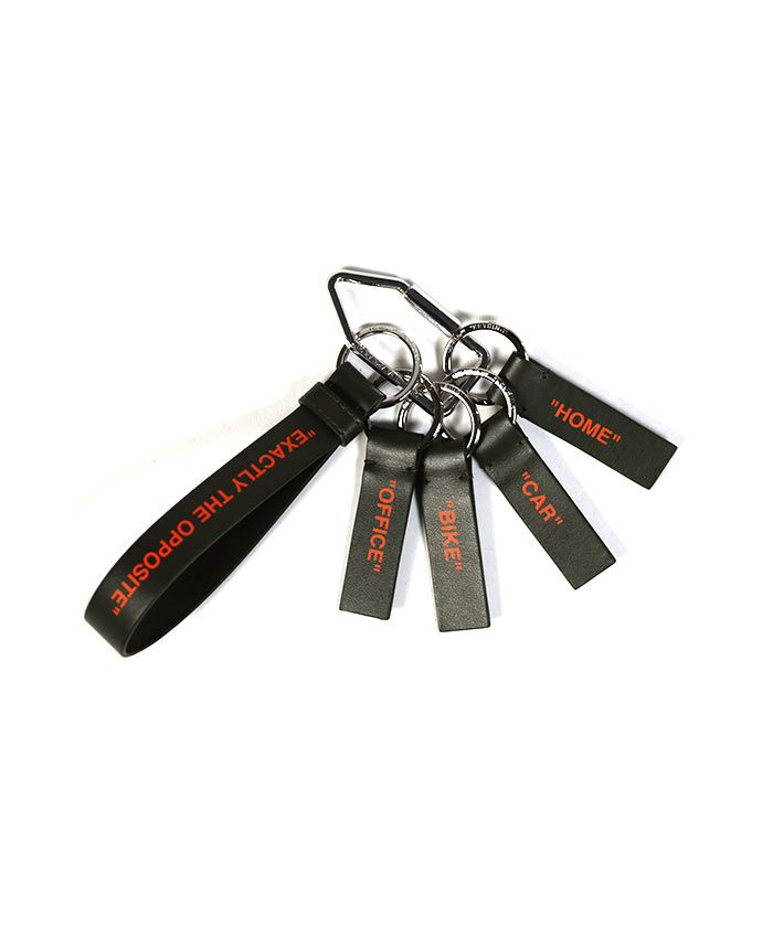 ＜Off-White＞QUOTE KEY RING MULTI（OMNS23-SLG0245）