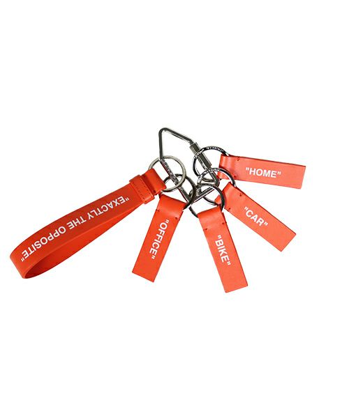 ＜Off-White＞QUOTE KEY RING MULTI（OMNS23-SLG0244）
