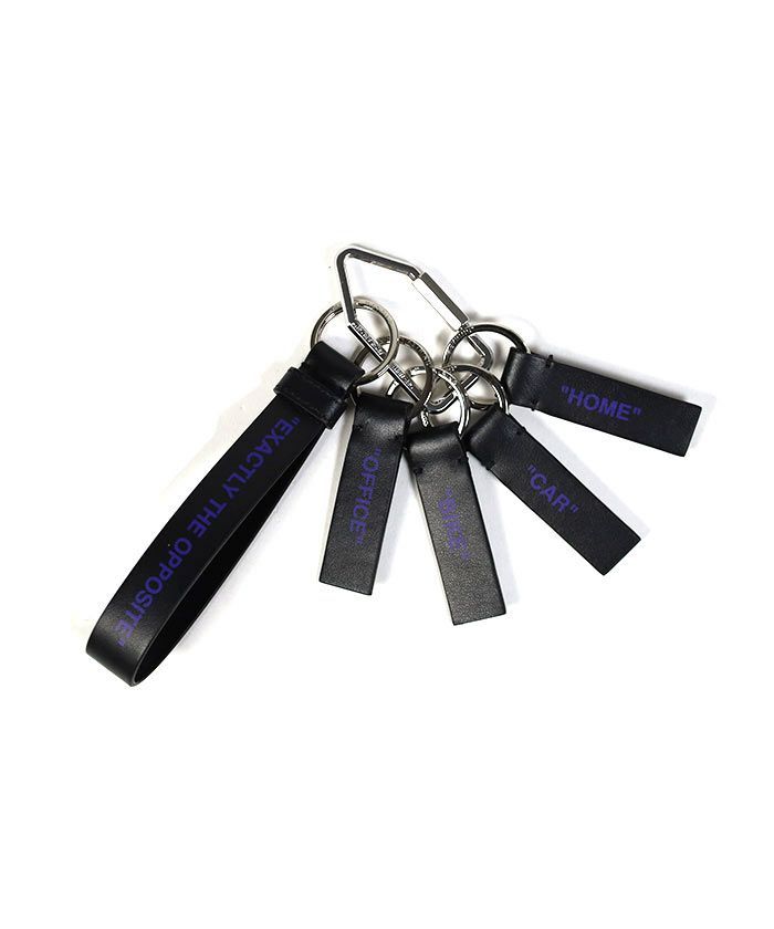 ＜Off-White＞QUOTE KEY RING MULTI（OMNS23-SLG0243）