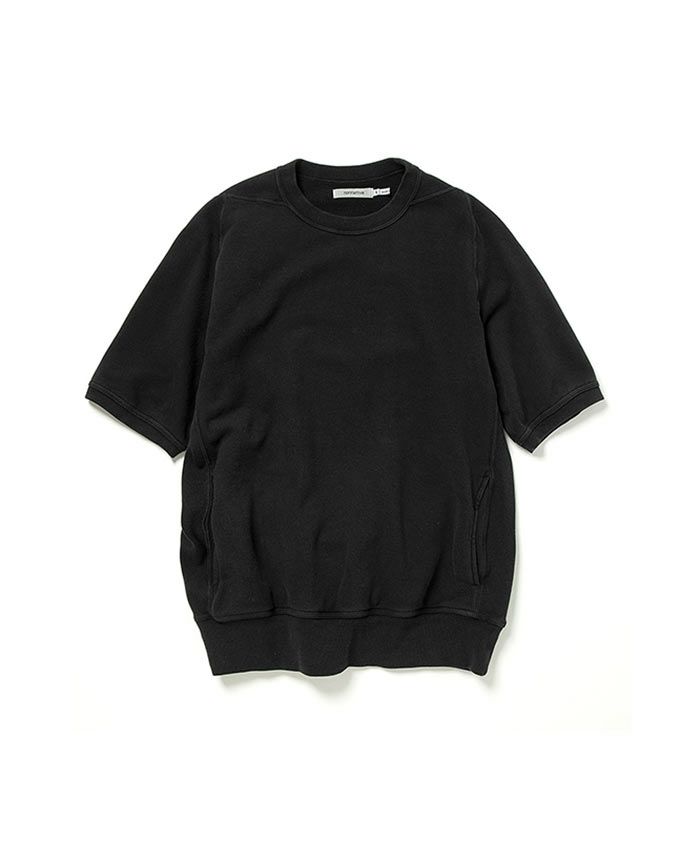 ＜nonnative＞DWELLER S/S CREW PULLOVER COTTON SWEAT OVERDYED