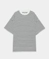 ＜marka ／ MARKAWARE＞ORGANIC PIMA 60//2 STRIPE BOX Tee S/S