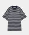 ＜marka ／ MARKAWARE＞ORGANIC PIMA 60//2 STRIPE BOX Tee S/S