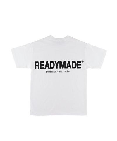 READYMADE＞SS T-SHIRT SMILE/WHT | MAKES ONLINE STORE