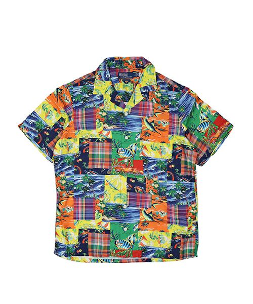 ＜Polo by Ralph Lauren＞Classic Fit Pacthwork Camp Shirt(WOV1N820617)