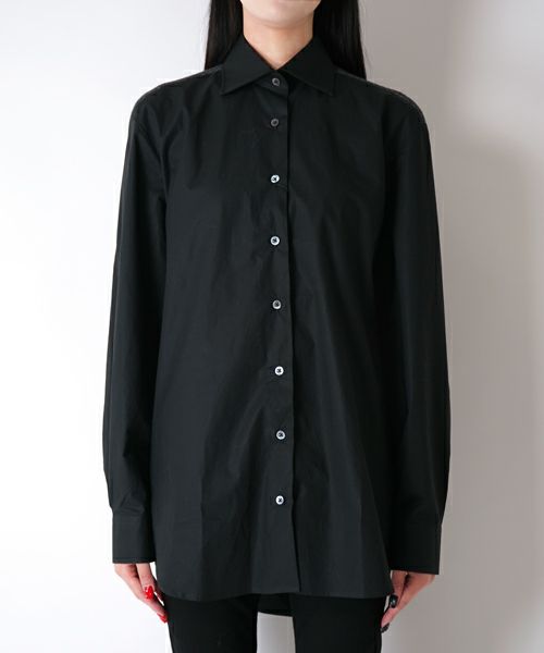 ＜RAF SIMONS＞Classic shirt with net insert